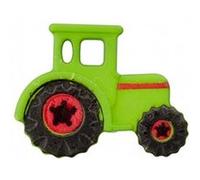 Bouton Tracteur Vert à queue 23mm - Pym(...) - Vert G