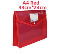Bouton Transparent Épais Et Étanche A4",Annulation,Tridimensionnel,"Fournitures De Bureau - Type A4 Red 1pcs