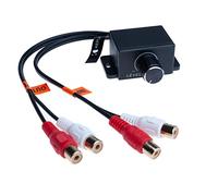 Bouton universel pour télécommande de niveau RCA pour amplificateur audio de voiture | Compatible avec Audi BMW Fiat Ford Honda Hyundai Mazda Mini Subaru Toyota Volvo Vauxhall VW