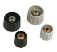 Bouton - Velleman - (gris 28mm/6mm) 2 pinces