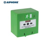 Bouton vert déclencheur, déverrouillage des issues contrôlées par lecteur - AIPHONE BDV