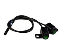 Bouton vert étanche 3 positions avec construction en alliage d'aluminium, ajustement compact de 22 mm, pour la plupart des motos pour le contrôle