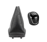 Bouton Vitesse Voiture Compatible Avec Ford Pour Mondeo 4 Mk4 IV 2007-2014 Voiture Vitesse Manuelle Boule Pommeau Levier Vitesse Soufflet Couvercle De Coffre Collier(5-A set)