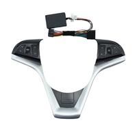 Bouton Volant Interrupteur Kit Compatible Avec C&evrolet Pour Cruze 2009 2010 2011 2012 2013 2014 - Bouton De Volant Multifonction - Ensemble Complet De Boutons - Fil De Cadre