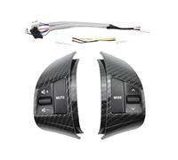 Bouton volant multifonction Bouton Commande À Distance Multifonction Pour Volant Pour Hyundai Pour Elantra HD 2008 2009 2010(Carbon fiber- 6keys)