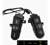 Bouton volant multifonction Bouton de commutation commande au volant 36670-SNA-A11 36670-SNA-A12 / adapté for Honda Civic HYBRID Jazz 2006-2011(Green light Buttons)