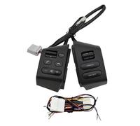 Bouton volant multifonction Bouton Volume Pour Téléphone Avec Fil - Accessoires Auto - Commande Au Volant Pour Nissan Tiida LIVINA Old Sylphy(Black-pit-wire)