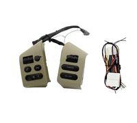 Bouton volant multifonction Bouton Volume Pour Téléphone Avec Fil - Accessoires Auto - Commande Au Volant Pour Nissan Tiida LIVINA Old Sylphy(Beige-pit-wire)