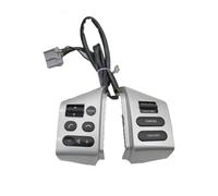 Bouton volant multifonction Bouton Volume Pour Téléphone Avec Fil - Accessoires Auto - Commande Au Volant Pour Nissan Tiida LIVINA Old Sylphy(Argent)