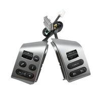 Bouton Volant Multifonction Commande De Régulateur Vitesse Au Volant Pour Nissan Pour Sylphy 2005-2017, Avec Fil, Argent Et Noir(A)