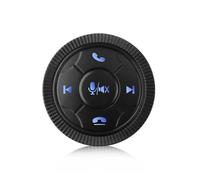 Bouton volant multifonction Contrôleur Multifonctions 10 Touches Avec Lumière LED, Universel, Pour Autoradio Android, Avec Bouton De Commande Sans Fil Au Volant.(5 keys)