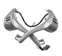 Bouton volant multifonction Interrupteur Régulateur Vitesse Au Volant Pour Nissan Navara 2017-2021 Et Xterra TERRA 2018-2020 25550-3TA3A(Argent)