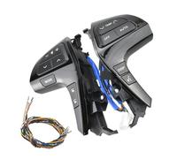 Bouton volant multifonction Pour Toyota Hilux 2011-2015 : Boutons De Commande Audio Bluetooth Pour Téléphone Au Volant Avec Câble 84250-0E220 84250-0K020(Pianoblack Switch)