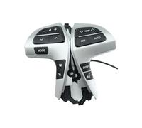 Bouton volant multifonction Pour TOYOTA HILUX VIGO, COROLLA, CAMRY, HIGHLANDER, INNOVA : Bouton De Commande Audio Au Volant(High Silver Black)