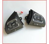 Bouton volant multifonction Pour VW Pour Jetta MK6 Pour Golf MK6 Pour EOS Plus Pour Tiguan Pour Touran Amarok Caddy Et Bouton Multifonction Au Volant(L R)