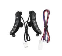 Bouton Volant Multifonction Rétroéclairé Pour Great Wall Pour Haval H3 H5 Fengjun Kawei M90 Boutons de remplacement(Black)
