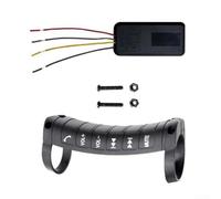 Bouton Volant Multifonction Sans Fil Télécommande pour DVD 2 Din ABS PU Commutateur Intérieur Kit Compatible avec Toutes les Voitures, Facile