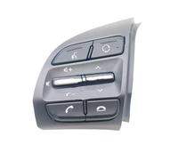 Bouton Volant Voiture Interrupteur Audio Bluetooth À Vitesse Fixe pour Volant Gauche Multifonction pour Hyundai pour Kona EV150, OEM 96710J9530TMT