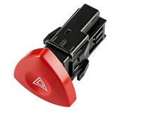 Bouton Warning compatible avec Trafic 2, Interrupteur Feux de DéTresse Rouge, Interrupteur de Feux de DéTresse 4 Broches compatible avec Clio, Espace Laguna Mk2, Mk4 Vivaro 8200442724