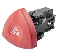 Bouton Warning Feux de Détresse Rouge 8200442724, Interrupteur de signal, Bouton de Commutateur de Voyant de Danger, Interrupteur de Signal de Détresse, Remplacement Facile et de Qualité