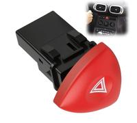 Bouton Warning Trafic 2 Interrupteur Feux DéTresse 4 Broches pour RENAULT Espace Laguna Mk2/Mk4 Trafic EL/FL Vel Vivaro E7/F7/J7 Interrupteur Feux de DéTresse de Remplacement OEM 8200442724 252904889r