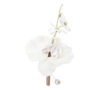 Boutonnière de mariage broche mode demoiselle d'honneur Corsage Fleur artificielle Boutonnière pour mariage Saint-Valentin, 0.01 Ounce (Pack of 120), Soie, Agate