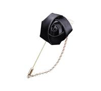 Boutonnière en soie pour homme - Pour diverses occasions - Pour cérémonie de mariage et bal de fin d'année, accessoires de photographie - Fleur de corsage en soie pour mariage, taille unique, Comme