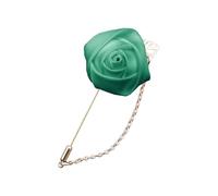 Boutonnière en soie pour homme - Pour diverses occasions - Pour cérémonie de mariage et bal de fin d'année, accessoires de photographie - Fleur de corsage en soie pour mariage, taille unique, Comme