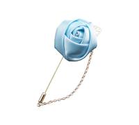 Boutonnière fleur en soie pour homme diverses occasions pour cérémonie de mariage et bal de fin d'année, accessoires de photographie, boutonnière de marié, One Size, Comme décrit