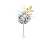 Boutonnières de mariage, bal de promo, cérémonie, fleur, banquet, mariage, marié, marié, marié, boutonnière à fleurs, Red_1PCS, Fibre synthétique