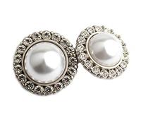 boutons， 10 Pcs 15/20/25mm Fashion Pearl Buttons for Clothing Women DIY Sewing Accessories(Onecolor,15mm)
