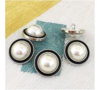 boutons， 10 Pcs Clothing Luxury Pearl Button Sewing Material Accessories Fashion Buttons(Onecolor,20mm)