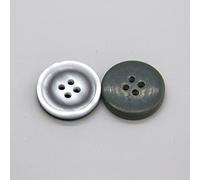 boutons， 15/18/20/23/25mm Fashion Round Resin Buttons for Clothes Pants Coat Jacket DIY Crafts Sewing(Grijs,15mm 20pcs)