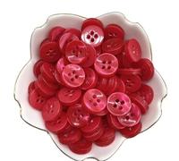 Boutons 50pcs 12mm Color Resin Cat Eye Button Pearllight Bowl Shape Four Wedding Decoration Sewing Accessories(29)