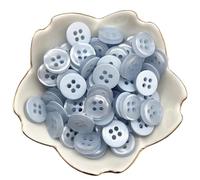 Boutons 50pcs 12mm Color Resin Cat Eye Button Pearllight Bowl Shape Four Wedding Decoration Sewing Accessories(33)