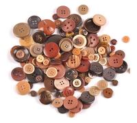 Boutons 50pcs Mixed Flatback Dyed Plastic Sewing Buttons For Kids Scrapbooking DIY Craft Handicrafts Ornament(2)