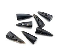 Boutons à bascule en corne, Boutons de klaxon à bascule 2 trous, noirs, 36-55 mm, lot 3(2#37 * 15mm)