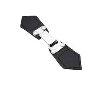 Boutons à bascule en cuir et corne, Lot de 6 boutons bascule en métal et cuir multicolores plusieurs tailles(Bronze,2.3cm*1.5cm long)