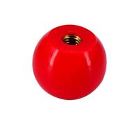 Boutons à bille filetés Écrous de serrage à tête sphérique en forme de boule, bouton M4 M5 M6 M8 M10 M12, écrou de levier de remplacement for Machine-outil(Red (2pcs),M5x16mm)