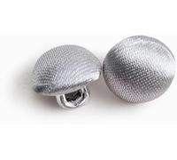 Boutons à coudre Boutons À Coudre 50 Pièces Avec Tige Multicolore 11-20mm(Silver,20mm)