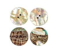 Boutons à Coudre Boutons de coque 17/20/25mm, 10 pièces, embellissement à 2 trous for vêtements, accessoires Scrapbooking, fournitures couture, bricolage