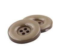 Boutons à Coudre Boutons Ronds En Résine Plastique À 4 Trous, 15 Mm, 18, 20, 23, 25, 28, 30, 34, 38, Noir Et Blanc, For Couture, Scrapbooking, Bricolage(17 light brown,25mm 17pieces)