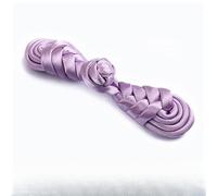 Boutons à nouer chinois pour manteaux chinoises, 10 boutons de 7,5 cm for cheongsam Pipa, multicolores(Light Purple)