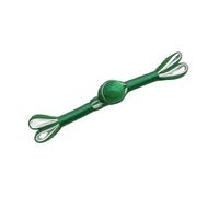 Boutons à nouer chinois pour manteaux chinoises, 5 boutons en perles de jade multicolores 8 cm, motif queue d'hirondelle, avec un seul mot(Green+white)