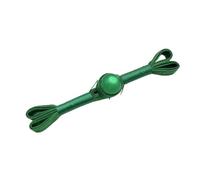 Boutons à nouer chinois pour manteaux chinoises, 5 boutons en perles de jade multicolores 8 cm, motif queue d'hirondelle, avec un seul mot(Green)