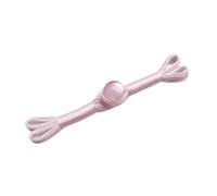 Boutons à nouer chinois pour manteaux chinoises, 5 boutons en perles de jade multicolores 8 cm, motif queue d'hirondelle, avec un seul mot(Pink+white)