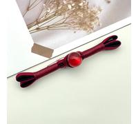 Boutons à nouer chinois pour manteaux chinoises, 5 boutons en perles de jade multicolores 8 cm, motif queue d'hirondelle, avec un seul mot(Purple+Black)