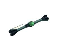 Boutons à nouer chinois pour manteaux chinoises, 5 boutons en perles de jade multicolores 8 cm, motif queue d'hirondelle, avec un seul mot(Dark Green+Black)