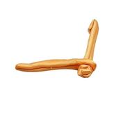 Boutons à nouer chinois pour manteaux chinoises, 50 boutons multicolores en satin de 9 cm avec un seul mot, for costumes Cheongsam, Hanfu et Tang(Oranje)