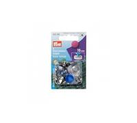 Prym Bouton couverture en tissu", métal, or, épaisseu Argent 15 mm, 6